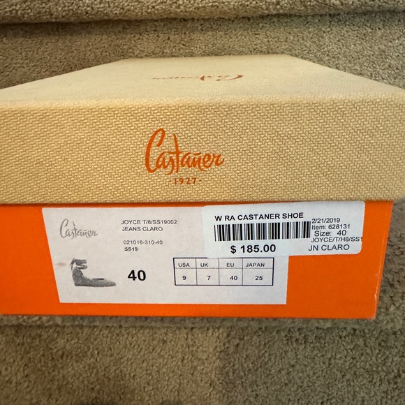 NWT Castaner Joyce Wedge in Jeans Claro
Size 40 eur - Picture 7 of 7